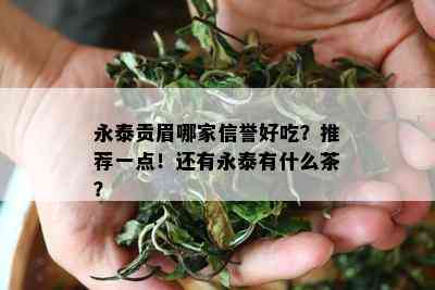 永泰贡眉哪家信誉好吃？推荐一点！还有永泰有什么茶？