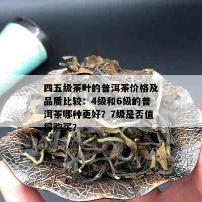 四五级茶叶的普洱茶价格及品质比较：4级和6级的普洱茶哪种更好？7级是否值得购买？