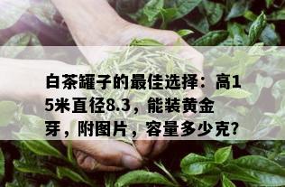 白茶罐子的更佳选择：高15米直径8.3，能装黄金芽，附图片，容量多少克？