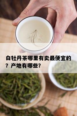 白牡丹茶哪里有卖更便宜的？产地有哪些？