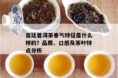 宫廷普洱茶香气特征是什么样的？品质、口感及茶叶特点分析