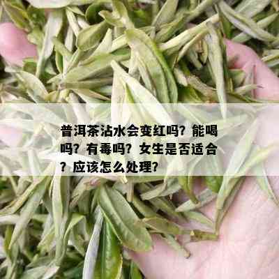 普洱茶沾水会变红吗？能喝吗？有吗？女生是否适合？应该怎么处理？