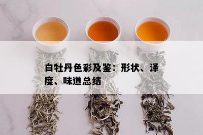 白牡丹色彩及鉴：形状、泽度、味道总结