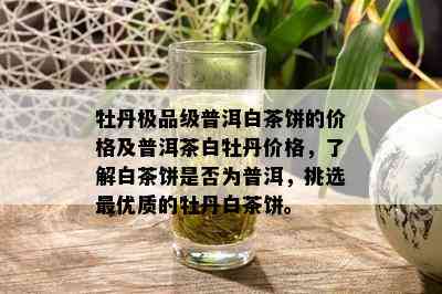 牡丹极品级普洱白茶饼的价格及普洱茶白牡丹价格，了解白茶饼是否为普洱，挑选更优质的牡丹白茶饼。