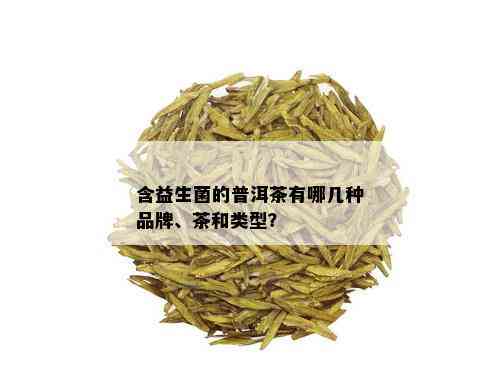 含益生菌的普洱茶有哪几种品牌、茶和类型？