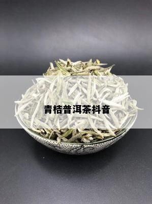 青桔普洱茶抖音