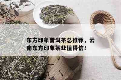 东方印象普洱茶总推荐，云南东方印象茶业值得信！