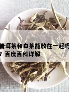 普洱茶和白茶能放在一起吗？百度百科详解