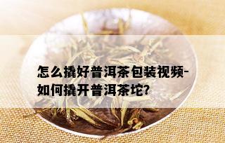 怎么撬好普洱茶包装视频-如何撬开普洱茶坨？