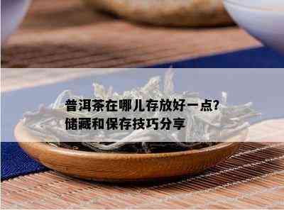 普洱茶在哪儿存放好一点？储藏和保存技巧分享