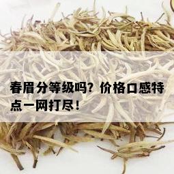 春眉分等级吗？价格口感特点一网打尽！