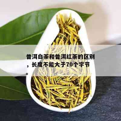 普洱白茶和普洱红茶的区别，长度不能大于70个字节。