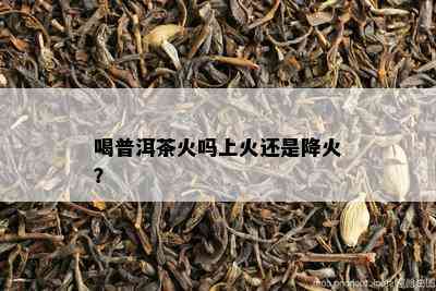 喝普洱茶火吗上火还是降火？