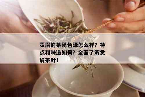 贡眉的茶汤色泽怎么样？特点和味道如何？全面了解贡眉茶叶！