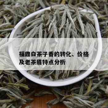 福鼎白茶子香的转化、价格及老茶眉特点分析