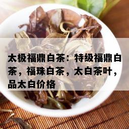 太极福鼎白茶：特级福鼎白茶，福珠白茶，太白茶叶，品太白价格