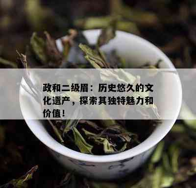 政和二级眉：历史悠久的文化遗产，探索其独特魅力和价值！