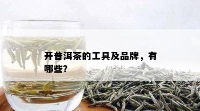 开普洱茶的工具及品牌，有哪些？