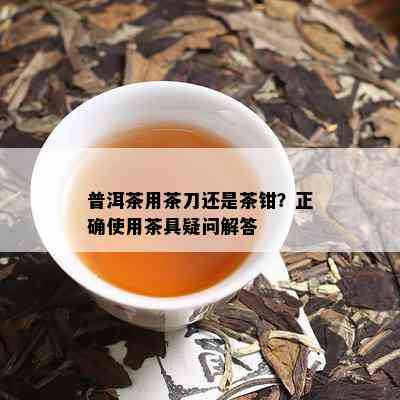 普洱茶用茶刀还是茶钳？正确使用茶具疑问解答