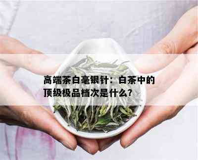 高端茶白毫银针：白茶中的顶级极品档次是什么？