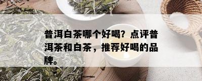 普洱白茶哪个好喝？点评普洱茶和白茶，推荐好喝的品牌。