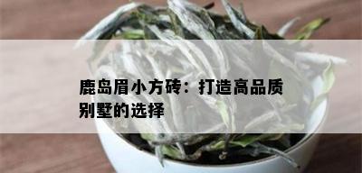 鹿岛眉小方砖：打造高品质别墅的选择