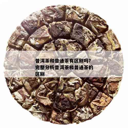 普洱茶和普通茶有区别吗？完整分析普洱茶和普通茶的区别