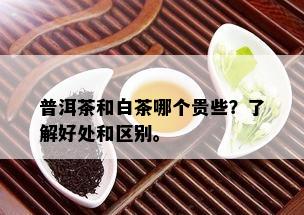 普洱茶和白茶哪个贵些？了解好处和区别。