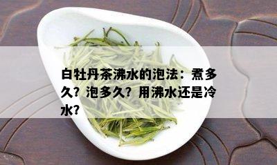 白牡丹茶沸水的泡法：煮多久？泡多久？用沸水还是冷水？