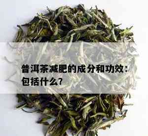 普洱茶减肥的成分和功效：包括什么？