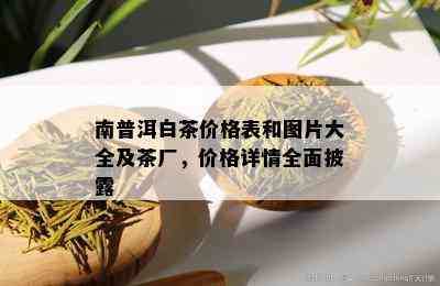 南普洱白茶价格表和图片大全及茶厂，价格详情全面披露