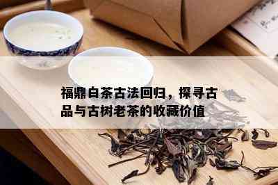 福鼎白茶古法回归，探寻古品与古树老茶的收藏价值