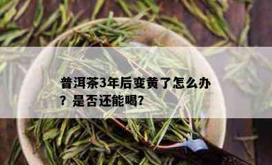 普洱茶3年后变黄了怎么办？是否还能喝？