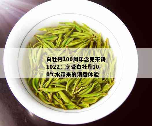 白牡丹100周年念克茶饼1022：享受白牡丹100℃水带来的清香体验