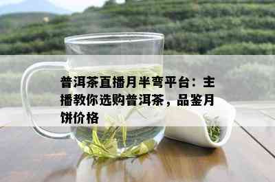 普洱茶直播月半弯平台：主播教你选购普洱茶，品鉴月饼价格