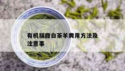 有机福鼎白茶羊粪用方法及注意事