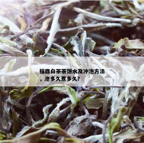 福鼎白茶茶饼水及冲泡方法，泡多久煮多久？