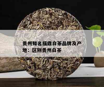 贵州知名福鼎白茶品牌及产地：区别贵州白茶