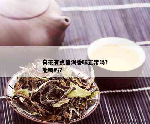 白茶有点普洱香味正常吗？能喝吗？