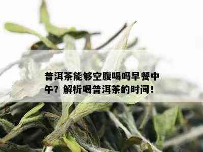 普洱茶能够空腹喝吗早餐中午？解析喝普洱茶的时间！