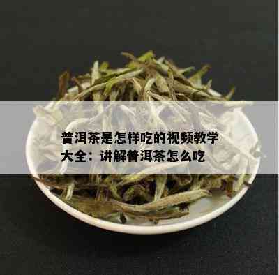 普洱茶是怎样吃的视频教学大全：讲解普洱茶怎么吃