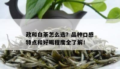 政和白茶怎么选？品种口感特点和好喝程度全了解！