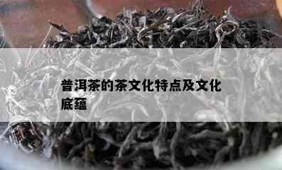 普洱茶的茶文化特点及文化底蕴