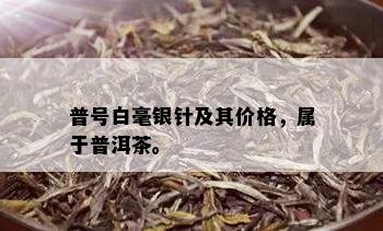 普号白毫银针及其价格，属于普洱茶。