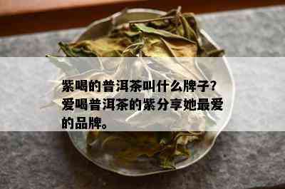 紫喝的普洱茶叫什么牌子？爱喝普洱茶的紫分享她更爱的品牌。