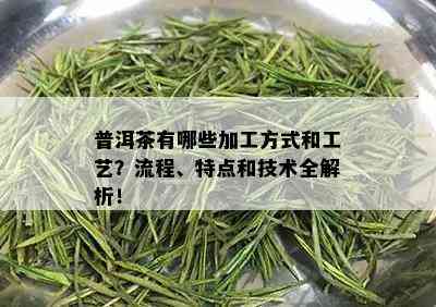 普洱茶有哪些加工方式和工艺？流程、特点和技术全解析！