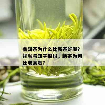 普洱茶为什么比新茶好呢？视频与知乎探讨，新茶为何比老茶贵？