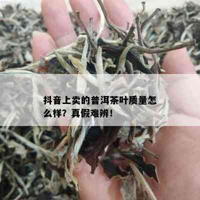 抖音上卖的普洱茶叶质量怎么样？真假难辨！