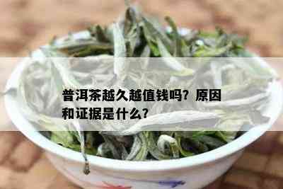 普洱茶越久越值钱吗？原因和证据是什么？