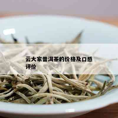 云大家普洱茶的价格及口感评价